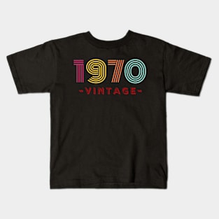 Vintage 1970 Retro Kids T-Shirt